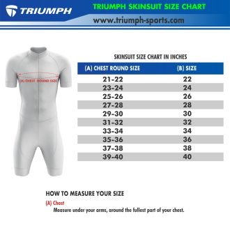 Triumph Skinsuit Size Chart