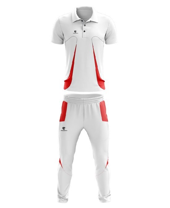 White Cricket Team Uniform for Men's | Custom Add Name Number & Team Logo