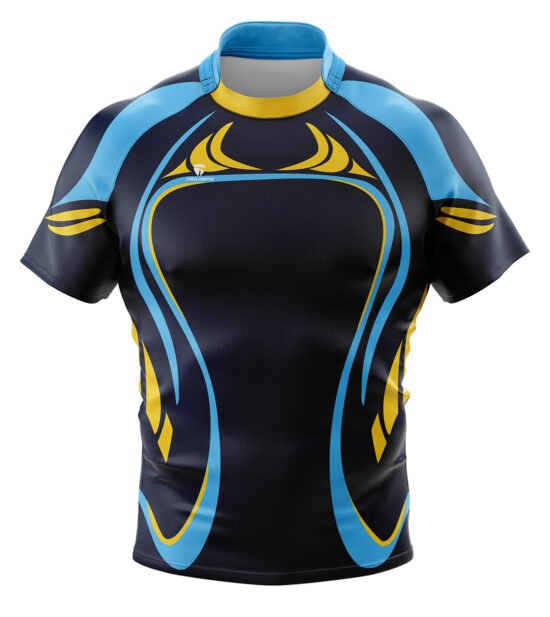 Men's Half Sleeve Rugby T-shirt