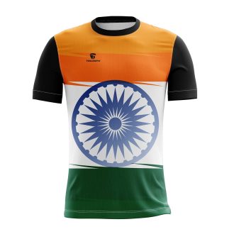 Indian Flag Printed T Shirt for Men | India Jersey for Boy