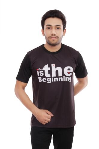 Designer Casual Tshirt Black for Men