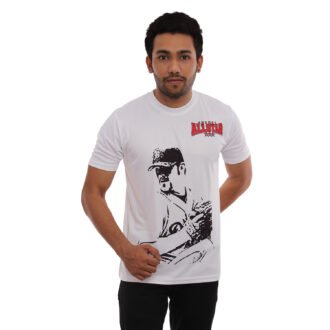 Design Printed Casual White Tshirt