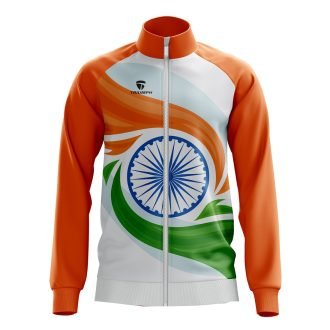 India Flag Design Independence / Republic Day Jackets for Men