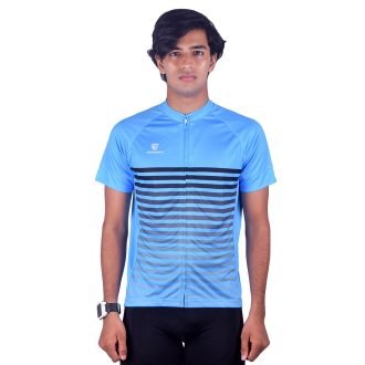 Men’s Short Sleeves Cycling Jersey Bicycle Polyester Bike Shirt