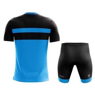 Cycling T-Shirt and Padded Shorts for Men