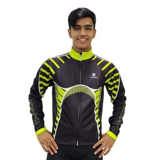 Men's Cycling Winter Jacket Thermal Jacket Cycling Jacket with 3 Back Pocket Cycling Thermal Jacket, Racing Jacket for Winter Bicycling Outerwear