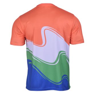 Mens Round Neck Indian Tricolor T-Shirt